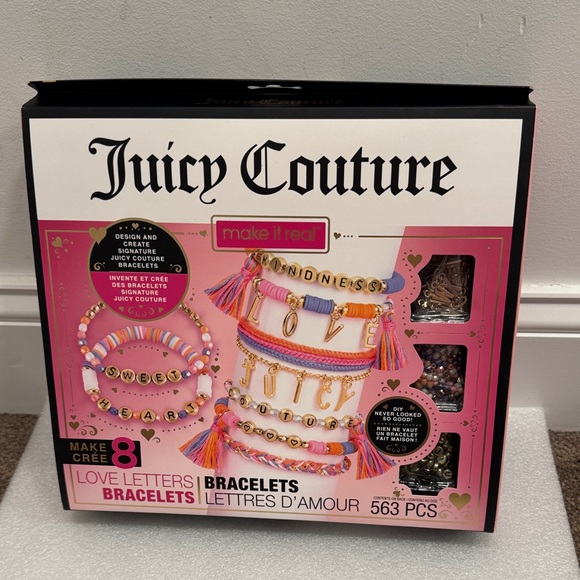 Juicy Couture Other - Juicy Couture make it real love letters bracelet kit makes 8!563 pieces NIB